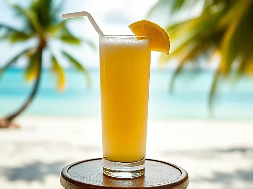 Pineapple Banana Refresher - Outdoors