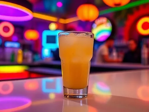 Pineappleless Pineapple Juice - At a Bar