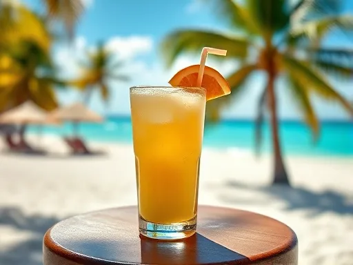 Pineappleless Pineapple Juice - Outdoors