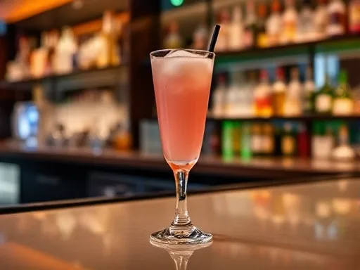 Pink Cotton Candy - At a Bar