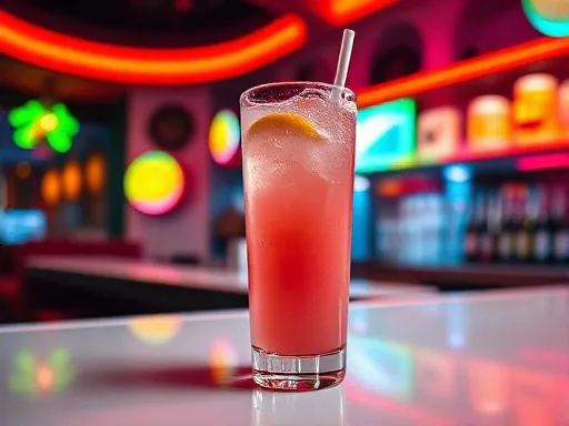 Pink Fizzy - At a Bar