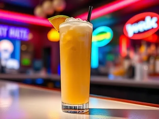 Pinky Colada - At a Bar