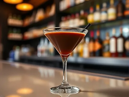Poppy Cocktail - At a Bar