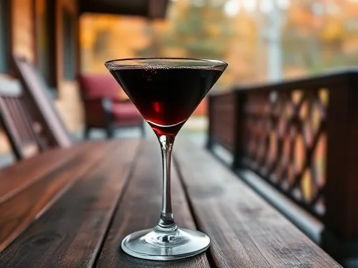 Port Wine Cocktail - Outdoors