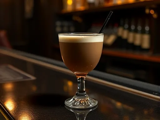 Port Wine Flip - At a Bar