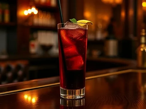Port Wine Sangaree - At a Bar