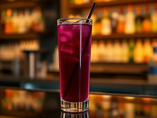 Purple Cow - At a Bar