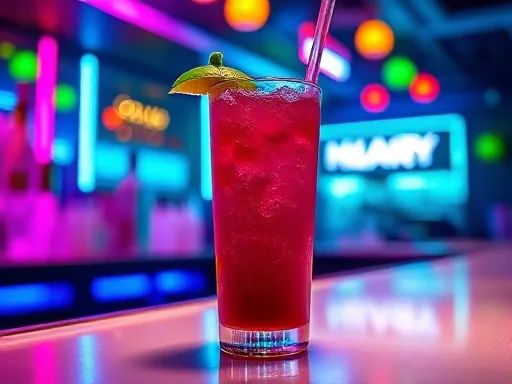 Radioactive Long Island Iced Tea - At a Bar