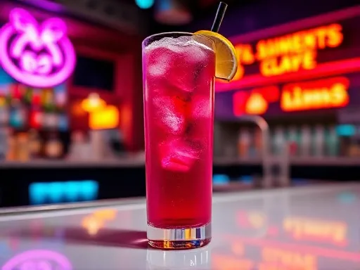 Raspberry Cooler - At a Bar