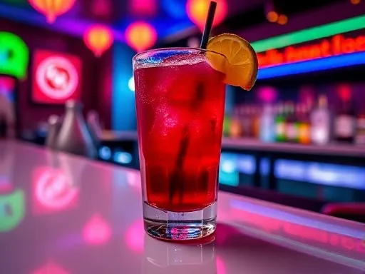 Raspberry Kamikaze - At a Bar