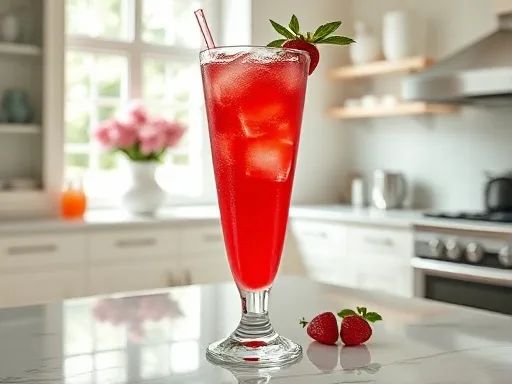 Raspberry Tiki Twist Punch - At Home