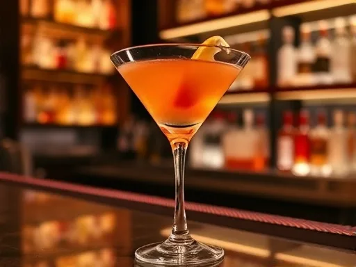 Red Apple Martini - At a Bar