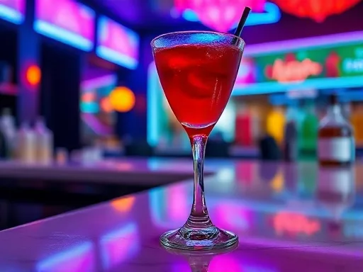 Red Panties - At a Bar