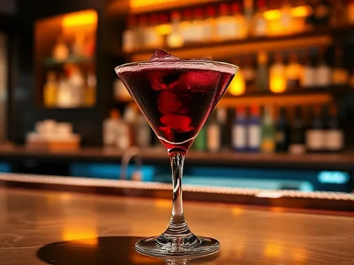 Red Vodkatini - At a Bar