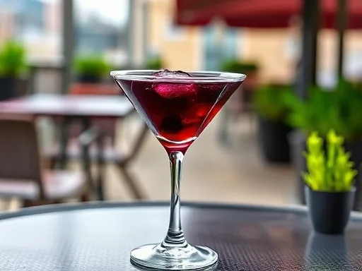 Red Vodkatini - Outdoors