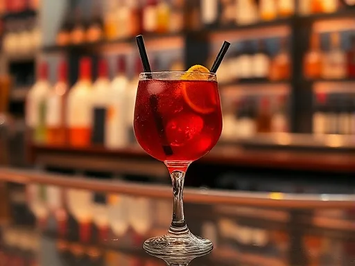 Red Wine Punch - At a Bar