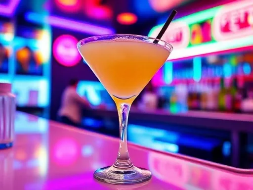 Rose de Mai Cocktail - At a Bar