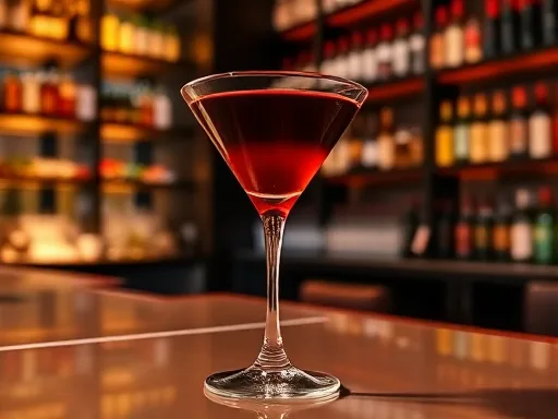 Rosy Martini - At a Bar