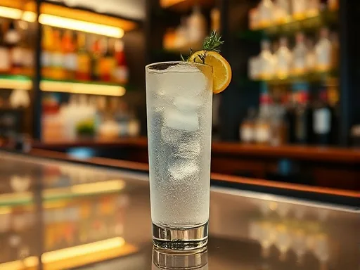 Royal Gin Fizz - At a Bar