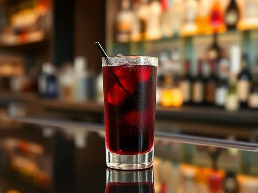 Ruby Port Cobbler - At a Bar