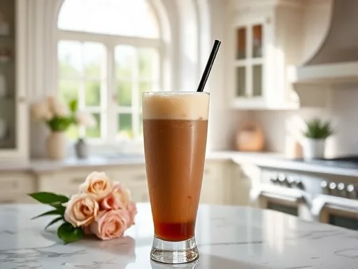 Rum Coke Float - At Home