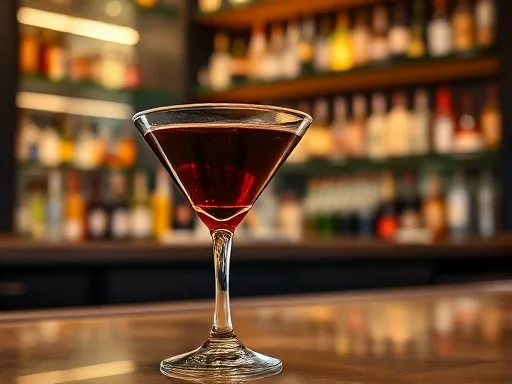 Rum Dubonnet - At a Bar