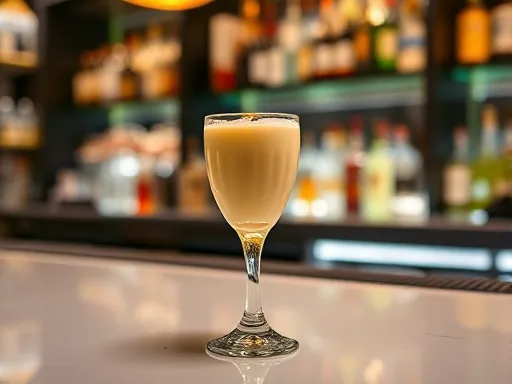 Rum Eggnog - At a Bar