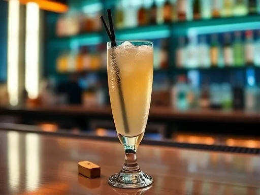 Rum Fizz - At a Bar