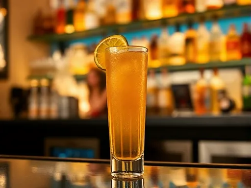 Rum Highball - At a Bar