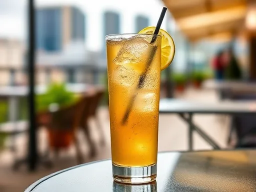 Rum Highball - Outdoors
