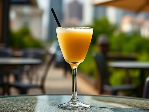 Rum Milk Punch - Outdoors