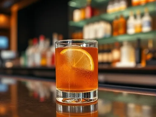 Rum Old-Fashioned - At a Bar