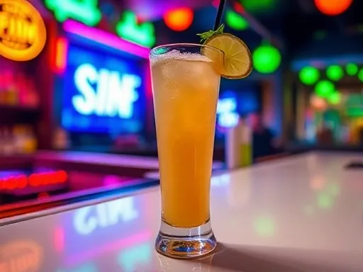 Rum Punch (Alcoholic) - At a Bar
