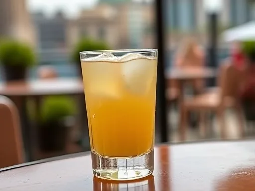 Rum Sazerac - Outdoors