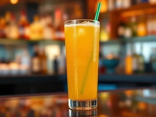 Rum Screwdriver - At a Bar