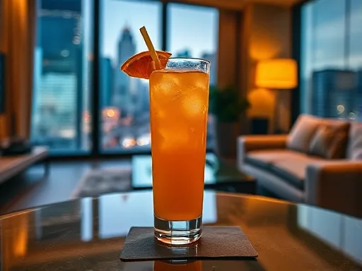 Rum Screwdriver - At Home
