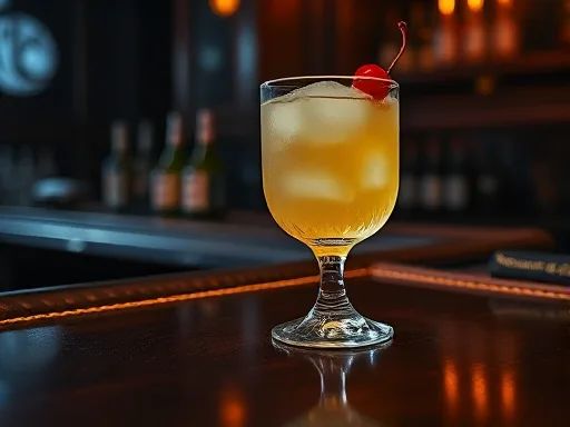 Rum Sour - At a Bar