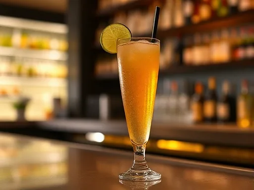 Rum Swizzle - At a Bar
