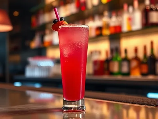 Russian Monster Tom Collins - At a Bar