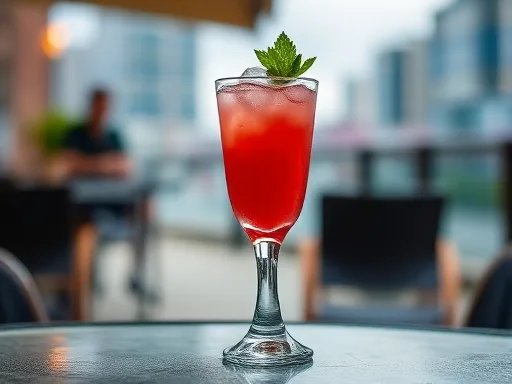 Russian Monster Tom Collins - Outdoors