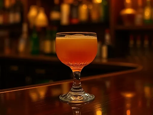 Rye Club Cocktail - At a Bar