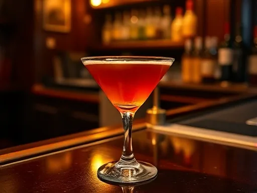 Rye Whiskey Cocktail - At a Bar