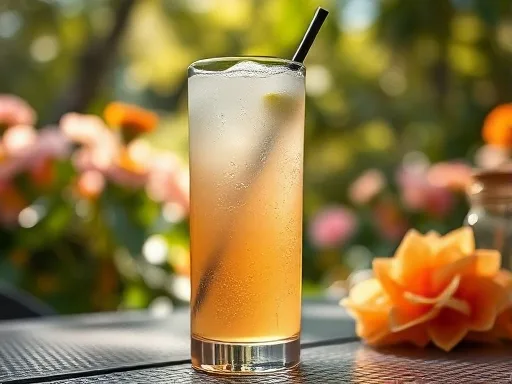 Salt-and-Pepper Highball - Outdoors
