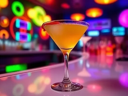 Saratoga Cocktail - At a Bar