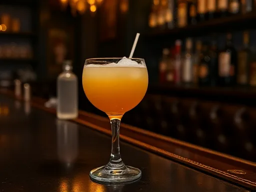 Saronno Peach Fuzz - At a Bar