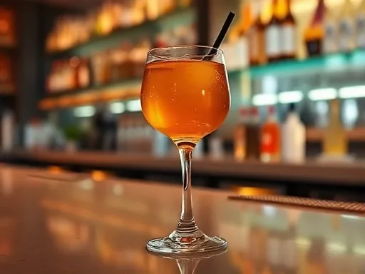Sherry Cobbler - At a Bar