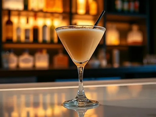 Sherry Eggnog - At a Bar