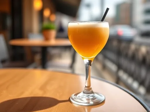 Sherry Eggnog - Outdoors