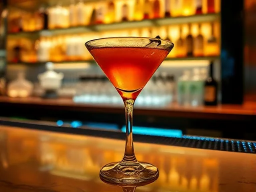 Silver King Cocktail - At a Bar