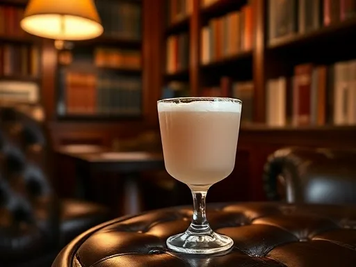 Sloe Gin Flip - At Home